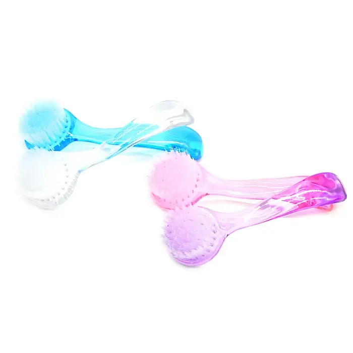 Lot de 1/3/5 pinceaux à ongles en acrylique, pinceau à poudre anti-poussière à tête ronde avec capuc