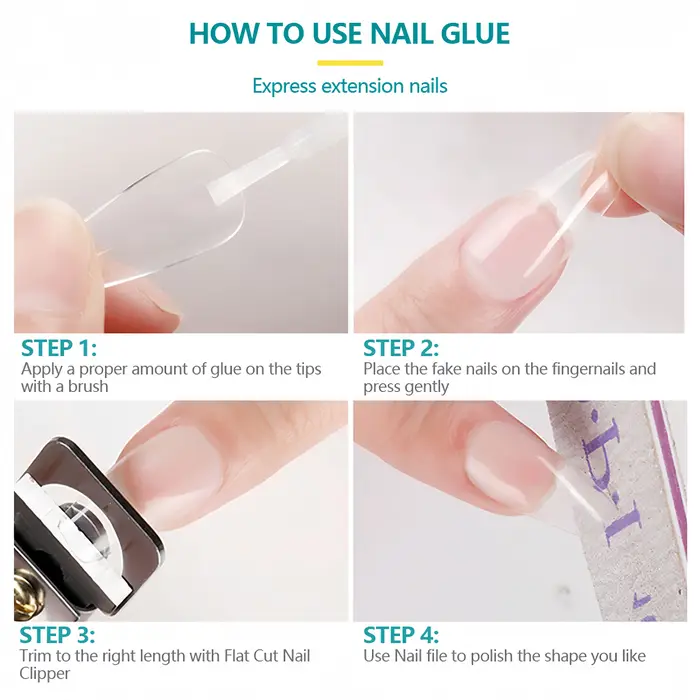 Nailpop – colle à ongles 2/5 pièces