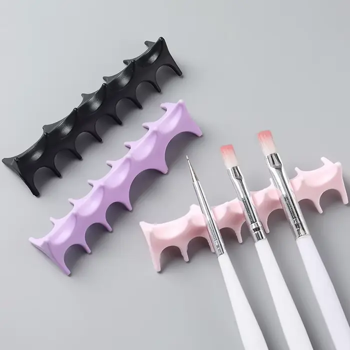 Porte-brosse à ongles en Silicone
