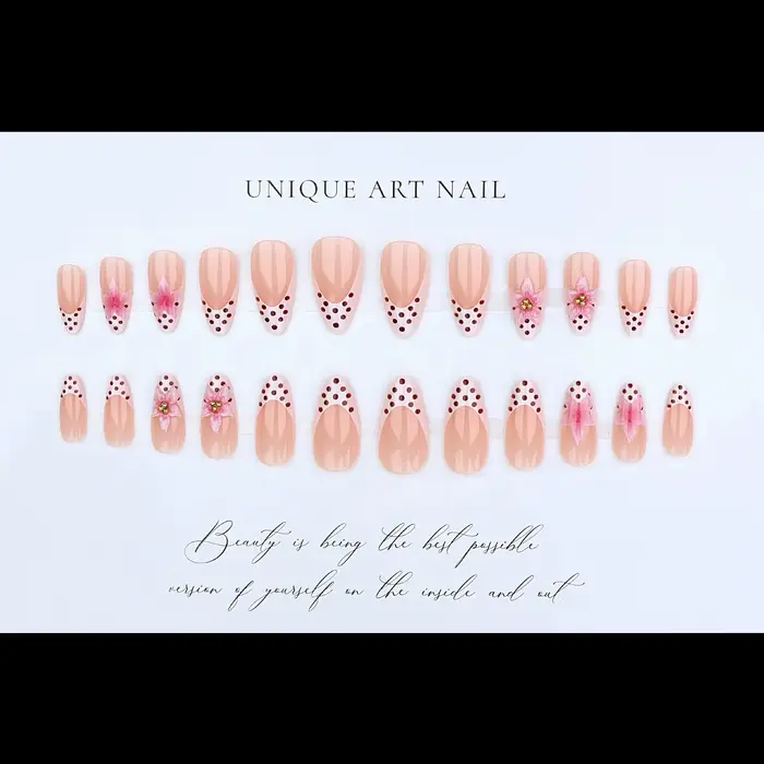 Faux ongles 3D pour femmes et filles
