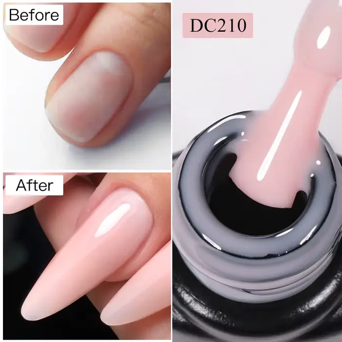 MTSSII 7ml Extension rapide vernis à ongles gelée Transparent nu rose rouge Gel dur construction