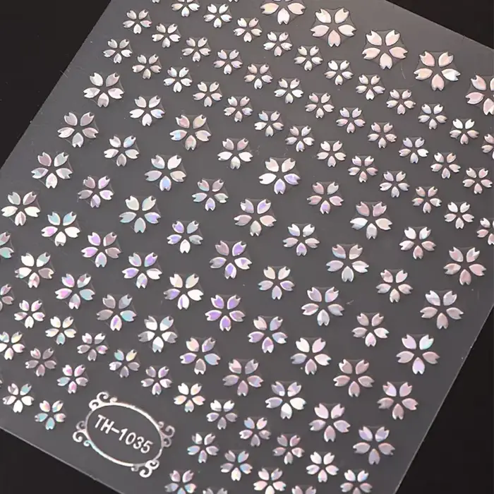 ​ ​ Autocollants pour ongles 3DLaser Sakura