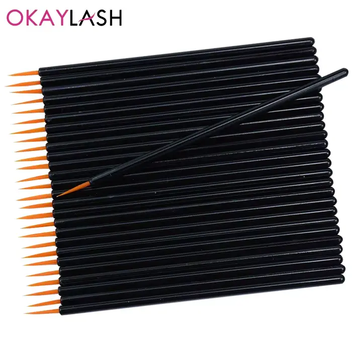 OKAYLASH 50 pcs/lot réutilisable Gel Liner Nail Art pinceaux peinture stylo jetable Eyeliner beauté Eyeline maquillage outils