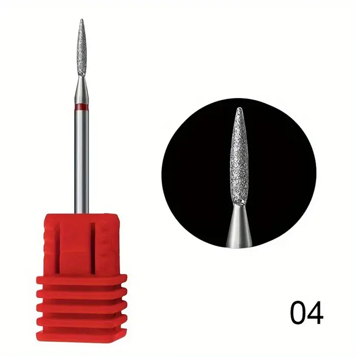 Fraise à diamant, ensemble de forets à ongles