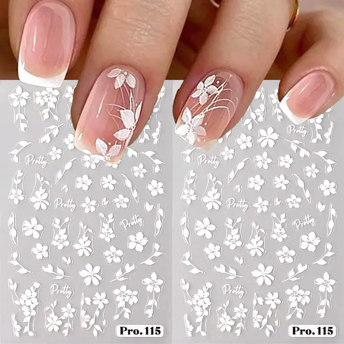 Autocollants 3D pour Nail Art