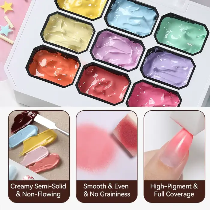 UR SUGAR 9 couleurs Pat peinture Gel ongles 4 en 1 Semi Permanent tremper