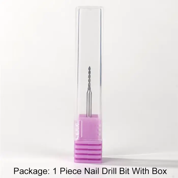 Foret à ongles foret pour bijoux anneau ouvert Nail Art décoratif Piercing acier au tungstène tête de meulage outil de poinçonnage de trous précis