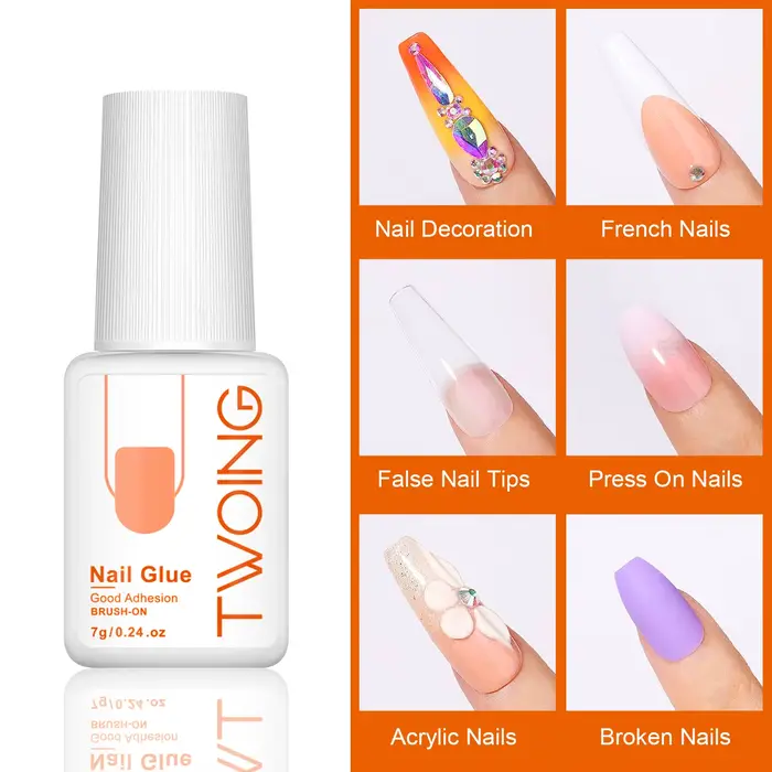 Colle à Ongles Super Bain pour Faux Ongles