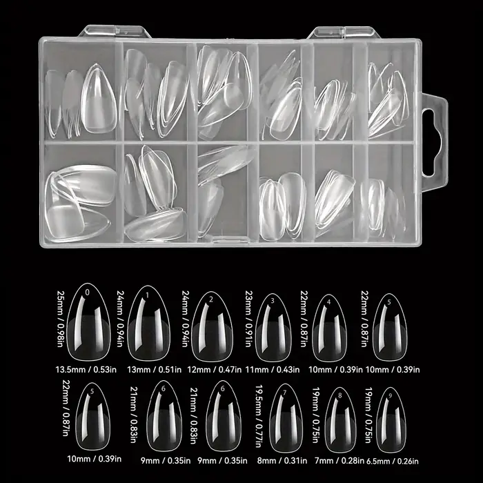 120 pièces pointes d'ongles courtes en amande pointes d'ongles claires faux ongles en acrylique pré-