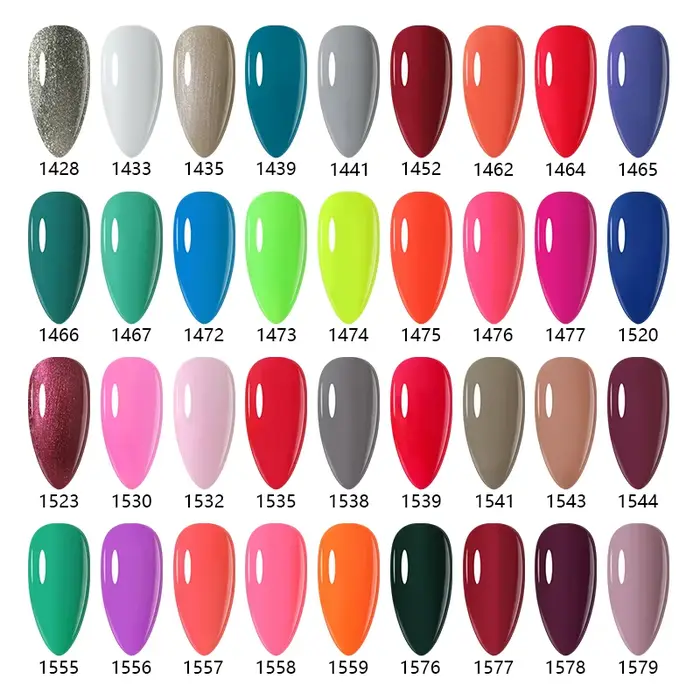 NAILCO 15ml Série Couleurs Rouge Foncé Vernis à Ongles Gel Nail Art Manucure Marron Nude Gel UV Gellak Design Laque Couche de Finition et de Base