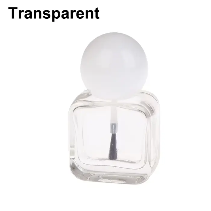 Bouteilles vides de vernis à ongles de 10ml, 1 pièce, bouteilles de Gel en verre transparent avec ca