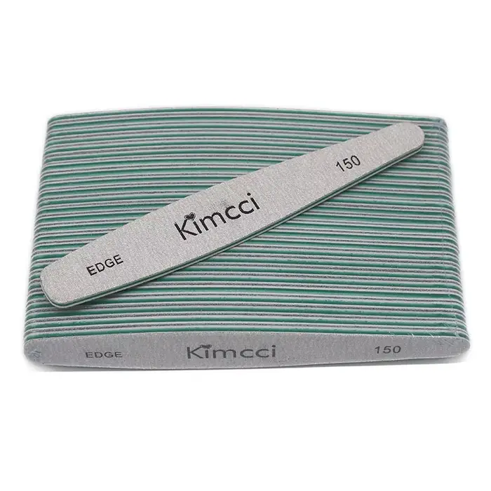 Kimcci – Lot de 25 limes à ongles de qualité supérieure, outils de manucure, blocs de ponçage EDGE 1