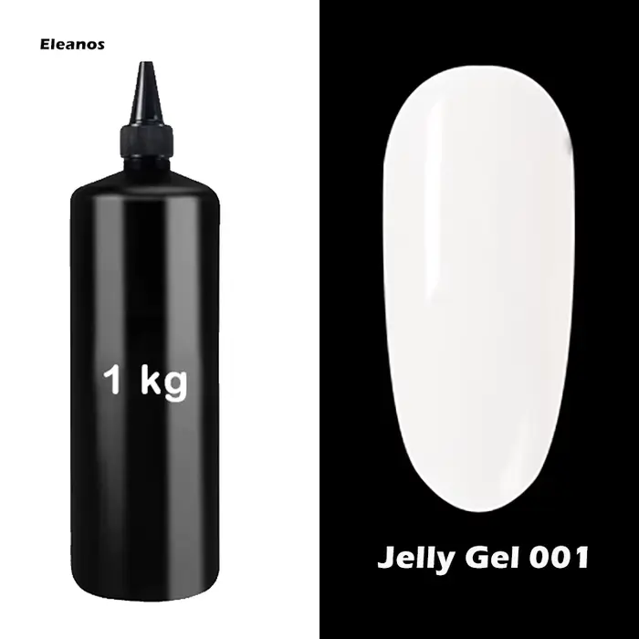 Eleanos 1 kg Gel de gelée clair vente en gros Gel vernis à ongles Semi Transparent UV LED Gel Super 
