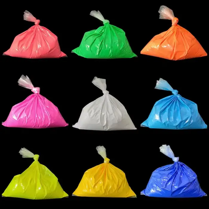 Poudre fluorescente néon brillante pour ongles