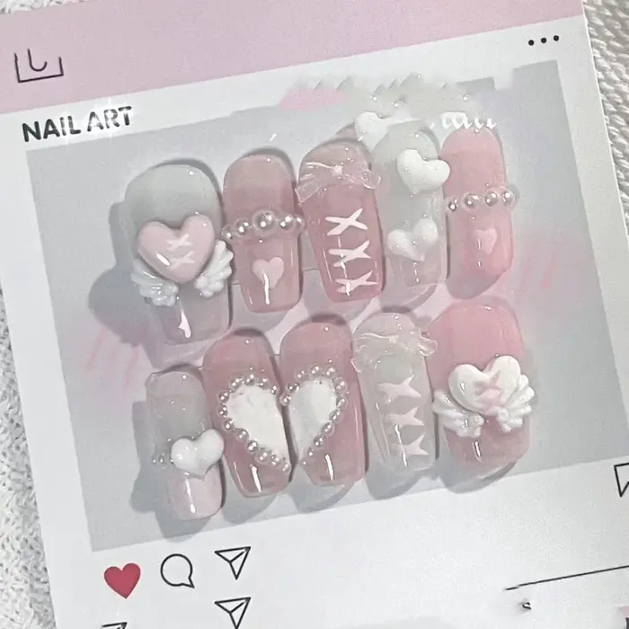 Faux ongles à porter faits main