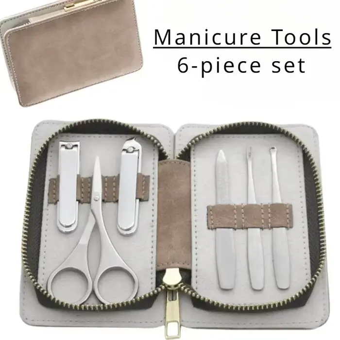 Ensemble de manucure Morandi gris TopGrade