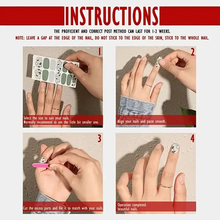 Autocollants pour ongles de noël