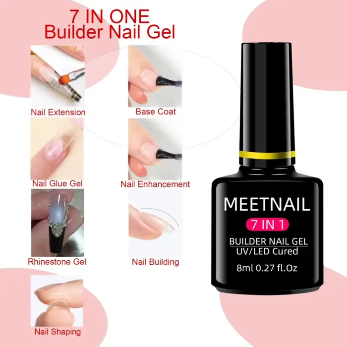 Gel de construction transparent 7 en 1