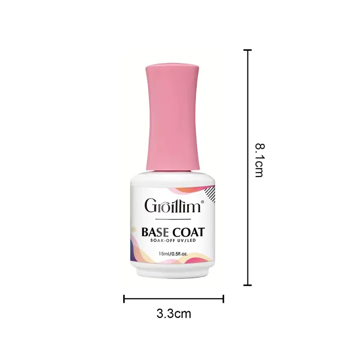 Kit de démarrage de vernis à ongles en gel sans essuyage Groillim 15 ml - / Kit