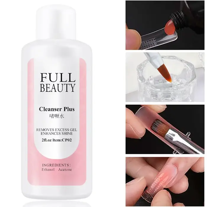 35ml Nail Liquide Glissement Solution pour Poly Ongle Extension Gel Rapide UV Constructeur Gel Acrylique Dégraissant Nettoyant
