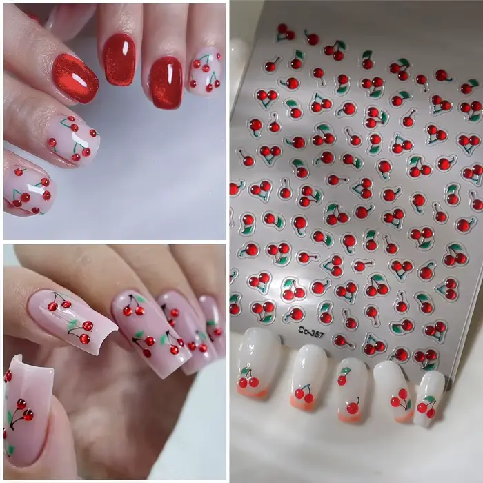 Autocollants pour ongles en gelée