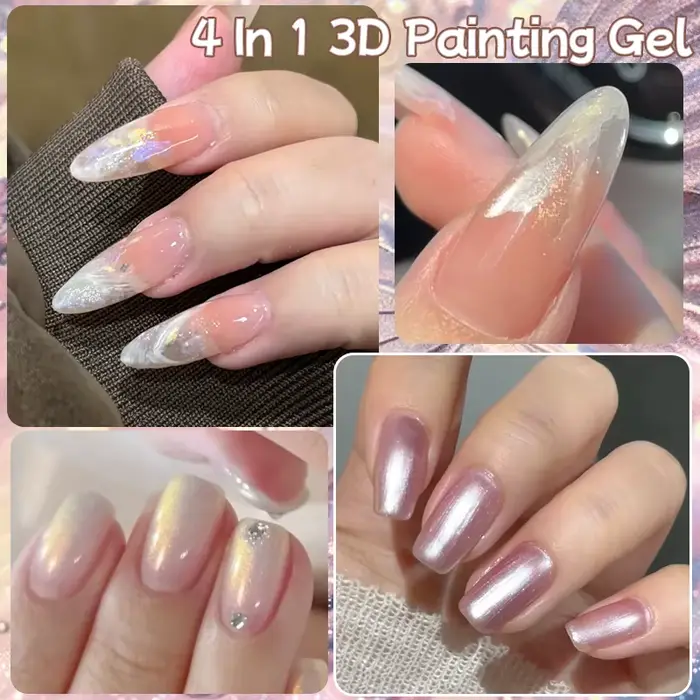 UR SUGAR Gel de Peinture 3D 4-en-1