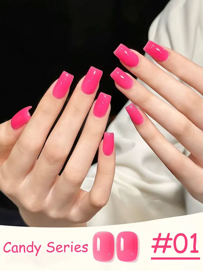 1-8PCS WS Vernis à ongles gel printemps-été rose bleu vert 2026 Dopamine Ice Transparent Nail Art Fournitures