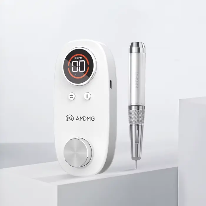 AMDMG 2025 Machine à ongles sans fil étanche professionnelle portable électrique rechargeable 35000 