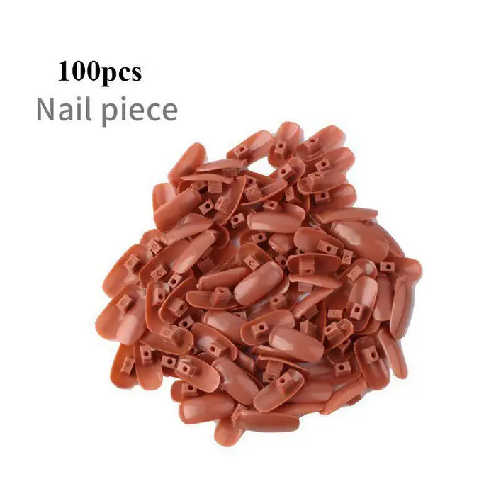 1 Ensemble de Modèles d'Entraînement pour Ongles avec Base et Support de Présentation