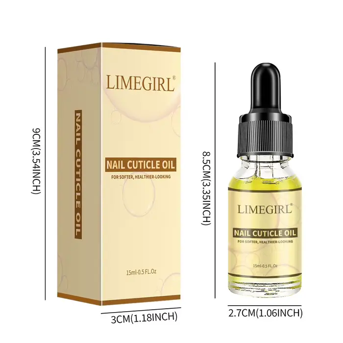 LIMEGIRL15ML huile nutritive pour cuticules des ongles nourrit et répare