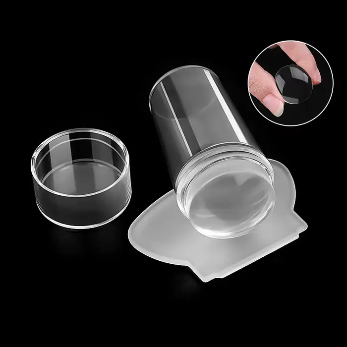 French manucure stamping nail art pochoir tampon ongle
