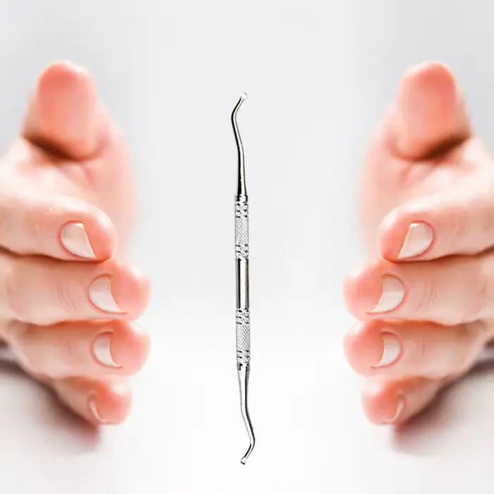 Crochet de soin des ongles des orteils incarnés