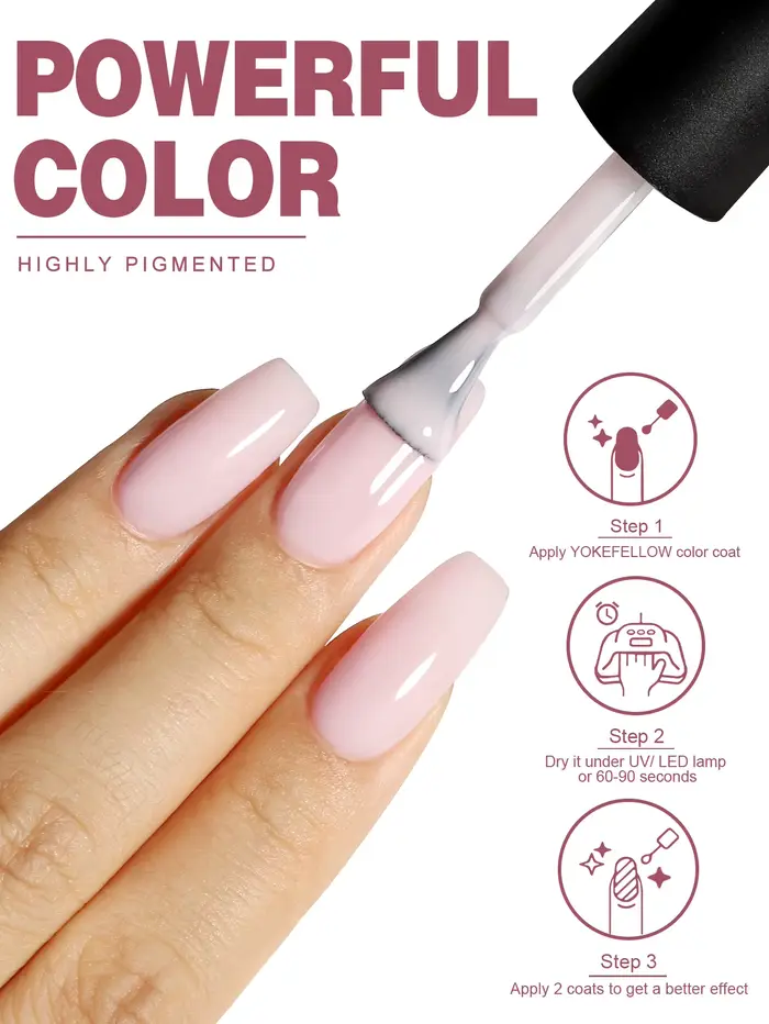 Verhéritage à Ongles Gel UV Rose Translucide
