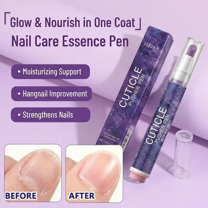 Stylo de soin des ongles – Nettoie la surface, adoucit les cuticules, prépare les ongles pour la manucure.