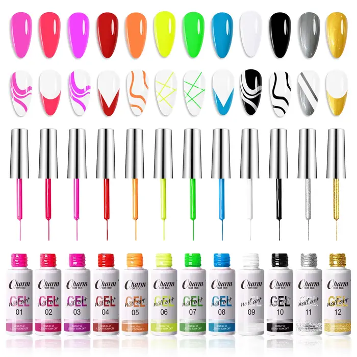 Gel de revêtement d'art d'ongle
