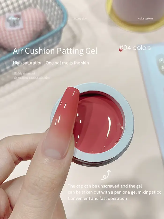 Gel de tapotement à coussin d'air pour ongles