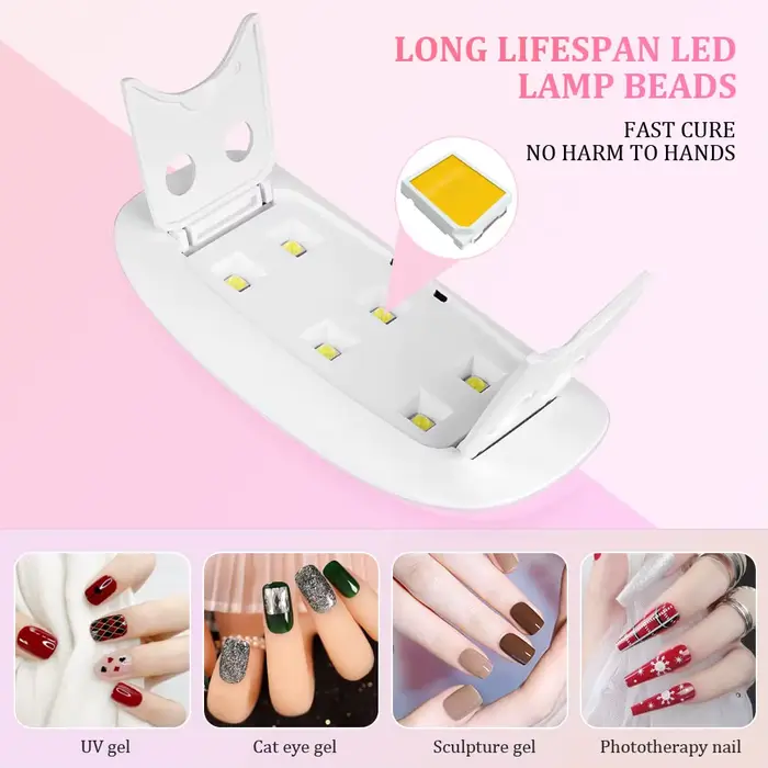 Lampe à ongles pliable 6w