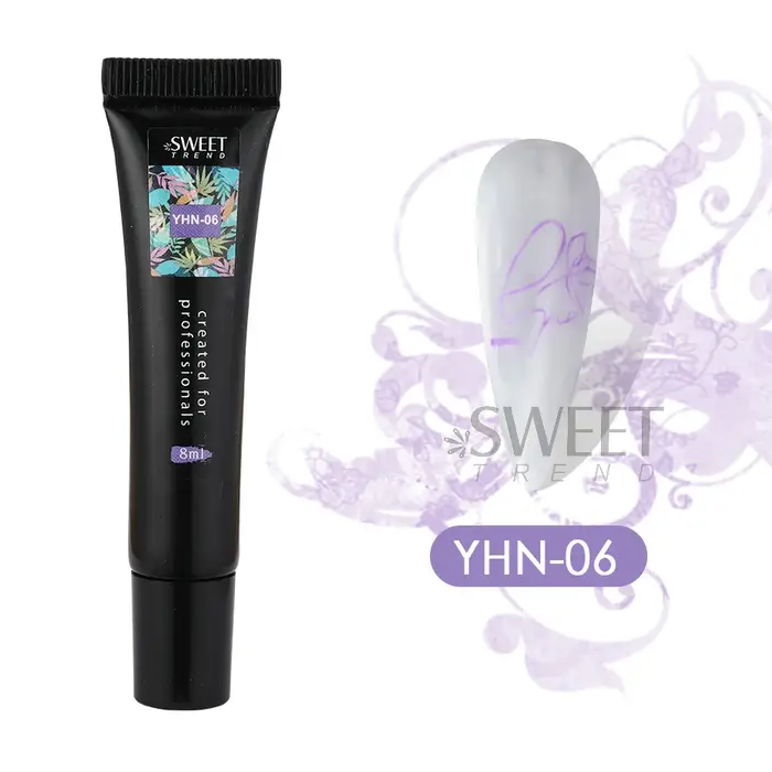 Vernis Gel Coloré 8ml pour Estampage d'Ongles – Couleurs Estivales Hybrides Semi-Permanents – Peinture à la Pochoir –