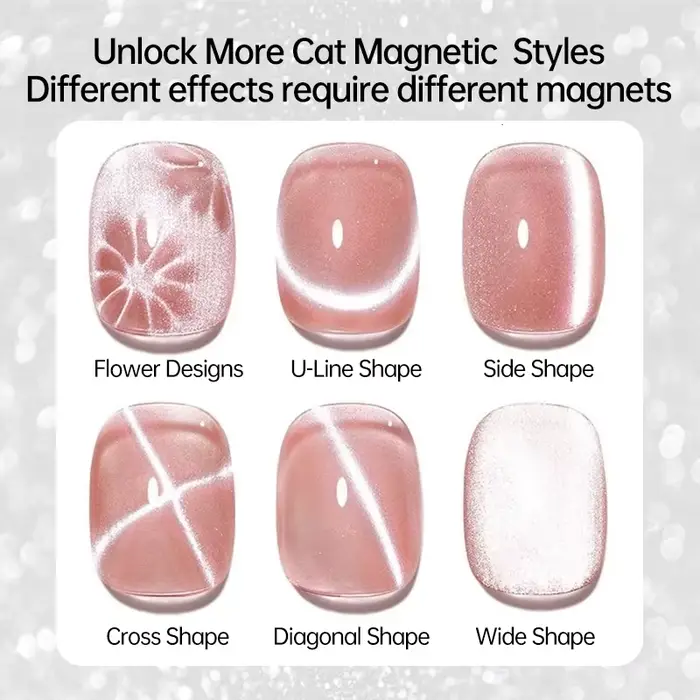 UR SUGAR 15ml rouge rose chat Gel magnétique vernis à ongles Semi Permanent tremper UV LED peinture 