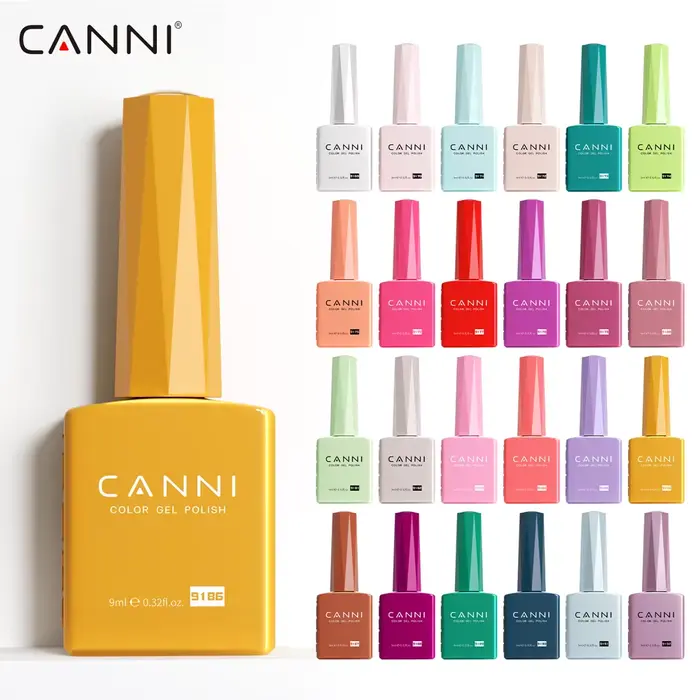 Vernis à ongles en gel CC8 CANNI 9ml SANS HEMA Couleurs estivales Soak Off UV LED Semi-permanent Texture lisse Nail Art Manucure