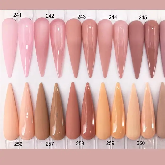 Poudre acrylique nue pour ongles