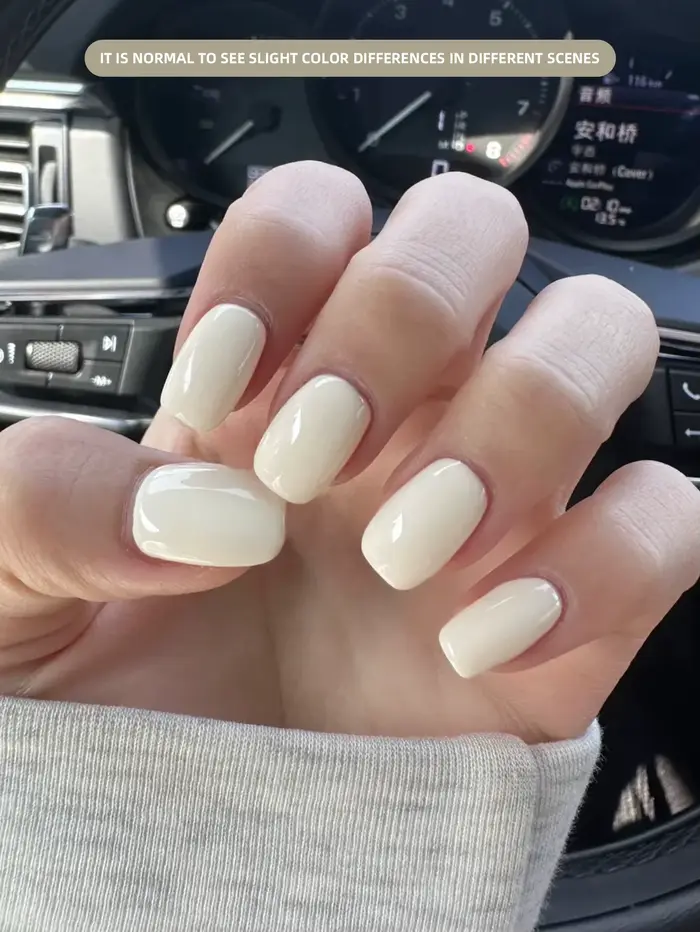 Vernis à ongles Gel jaune pâle, 15ml, à tremper pur, sans lingette, adapté à toutes les saisons, 1 p