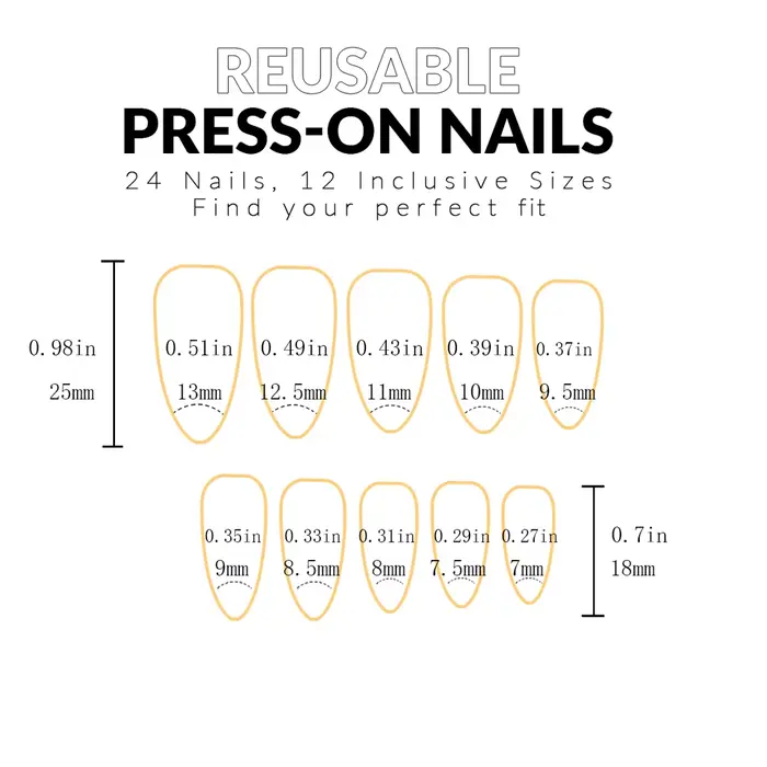 ARTAUG 24 pièces moyen Stiletto rose presse sur ongles couverture complète faux ongles ensemble pres