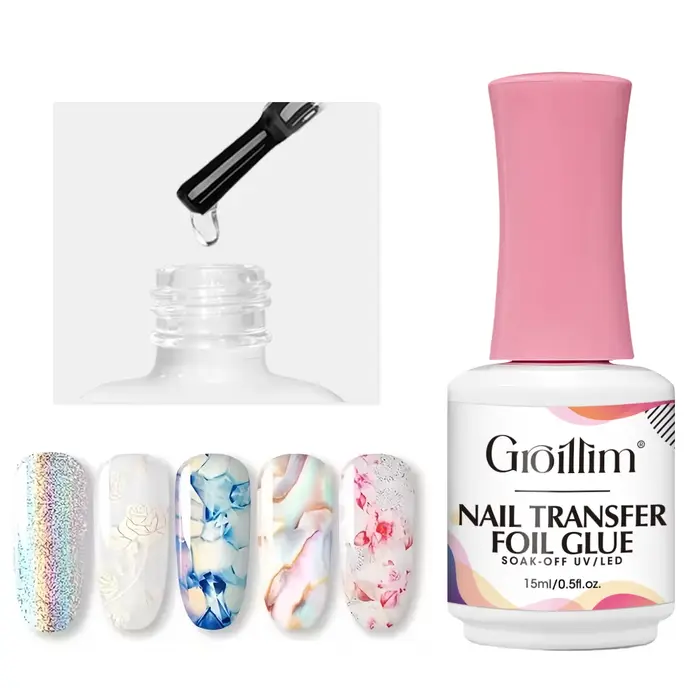 Colle pour feuille d'art des ongles