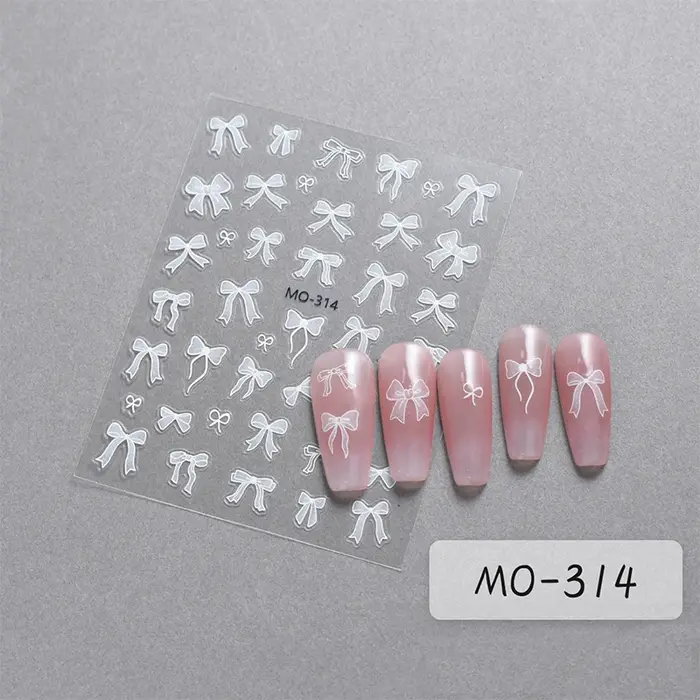 Autocollants 3D de fleurs d'hibiscus pour la décoration des ongles