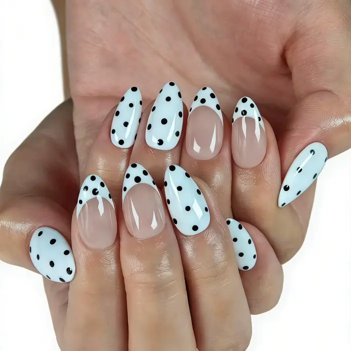 10 pièces d'ongles portables à pression faits à la main