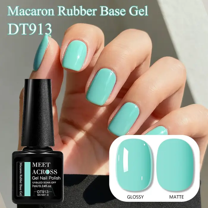 Vernis à ongles en gel de base en caoutchouc Macaron