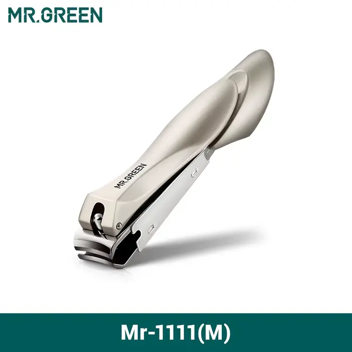 MR.GREEN-Coupe-ongles anti-éclaboussures en acier inoxydable, coupe-ongles, outils de manucure, desi