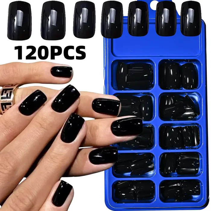 120 faux ongles en gel souple, motifs colorés, imprimé léopard, à presser, pois/coeurs/léopard, pour