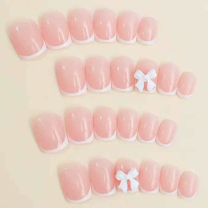 Faux ongles à couverture complète pour fille
